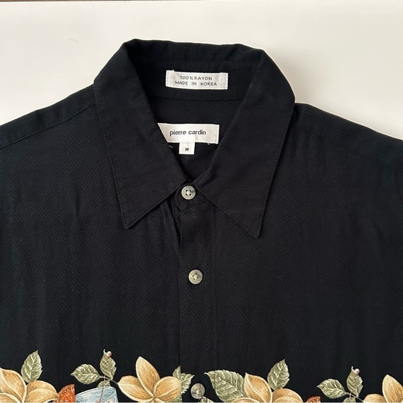 Pierre Cardin Tropical Shirt | Size M - Picture 3 of 4